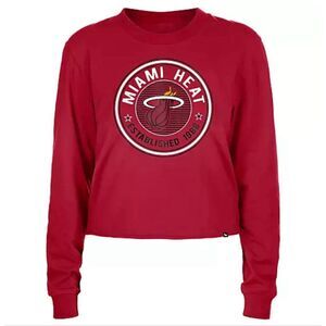 NBA Miami Heat Red Long Sleeve Tee